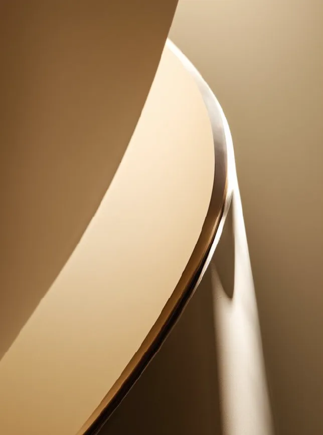 Close-up of the walnut frame edge with brass fitting